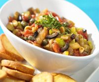 Recette italienne caponata à la sicilienne