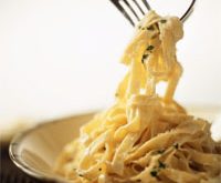 Recette italienne pâtes sauce Alfredo