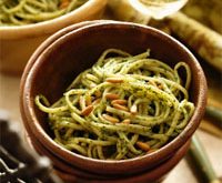 Recette italienne pâtes au pesto